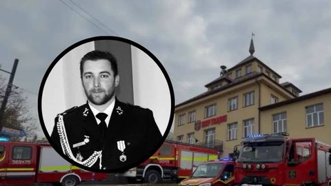 Zginął jadąc na akcję. Oddali mu cześć w całym kraju