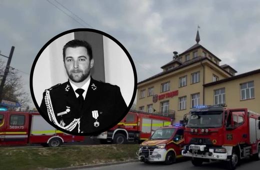 Zginął jadąc na akcję. Oddali mu cześć w całym kraju