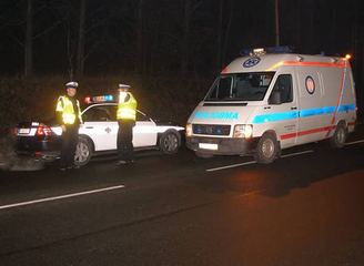 Ambulans potrącił mężczyznę na rogatkach miasta