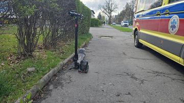 Upadek na hulajnodze