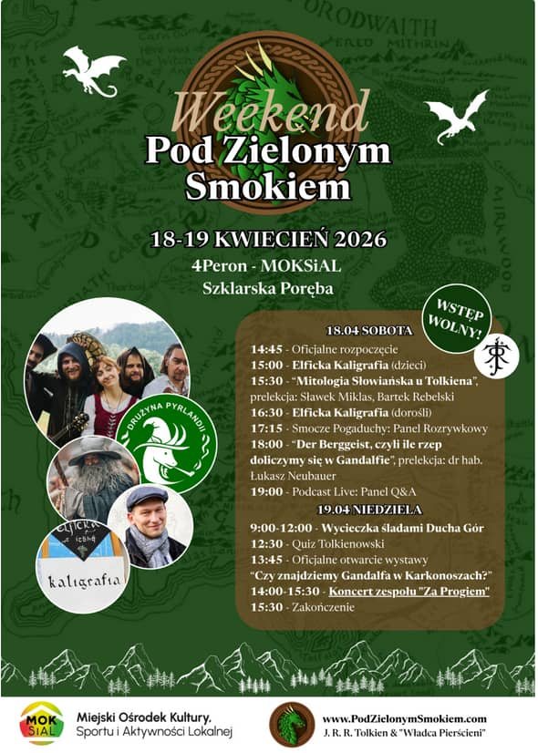 Gandalf i Zielony Smok w Szklarskiej Porębie