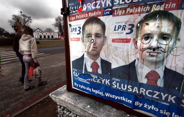 Powyborcze podchody plakatowe