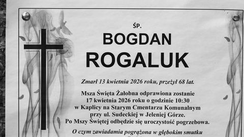 Zmarł Bogdan Rogaluk