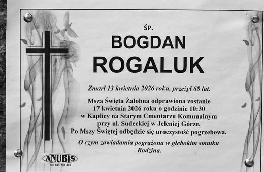 Zmarł Bogdan Rogaluk