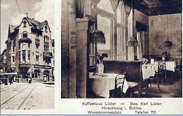 Cukiernia i kawiarnia Luedera przy Langstrasse (Długa)