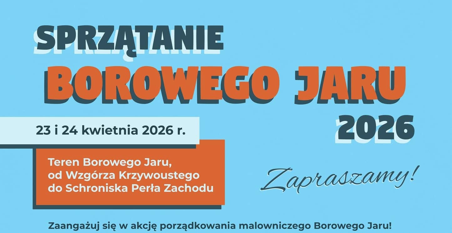 Wspólne sprzątanie Borowego Jaru