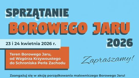 Wspólne sprzątanie Borowego Jaru