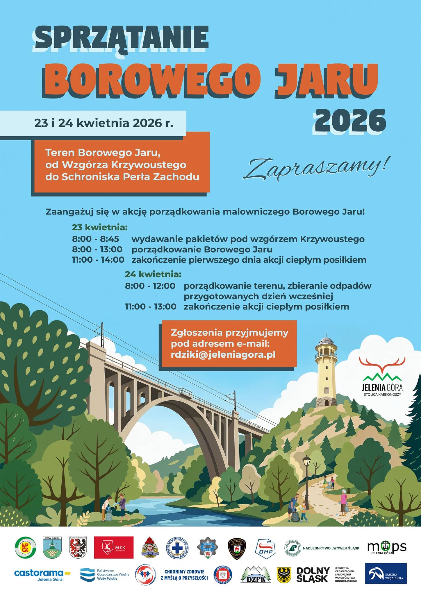 Wspólne sprzątanie Borowego Jaru