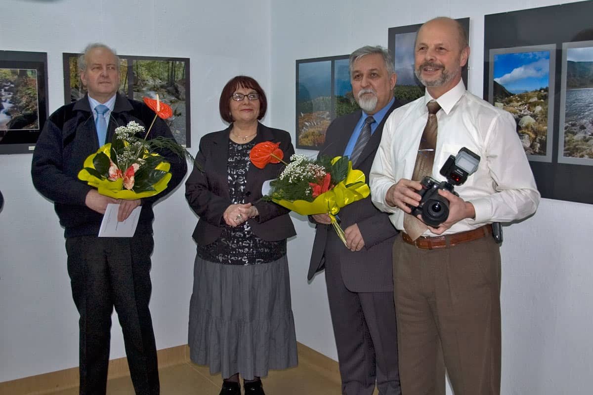 Karkonoskie krajobrazy pośród blokowiska