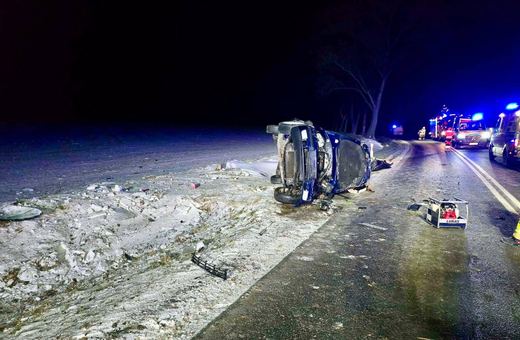 Śmiertelny wypadek na granicy dwóch powiatów