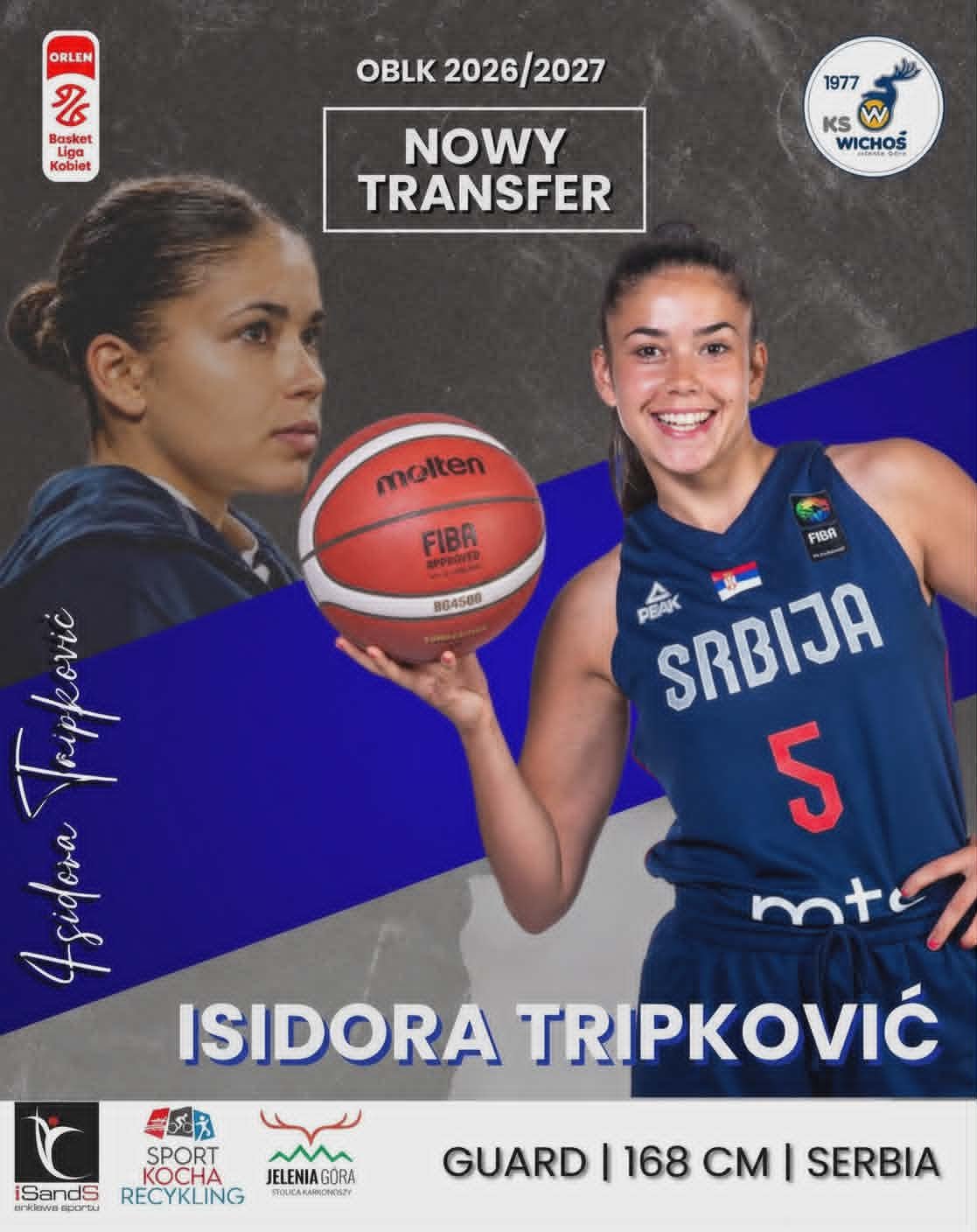 Nowa zawodniczka Isands Wichosia Jelenia Góra.