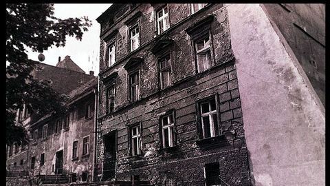 Ulica Górna w roku 1991.