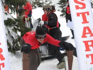 Na snowboardzie o puchar burmistrza
