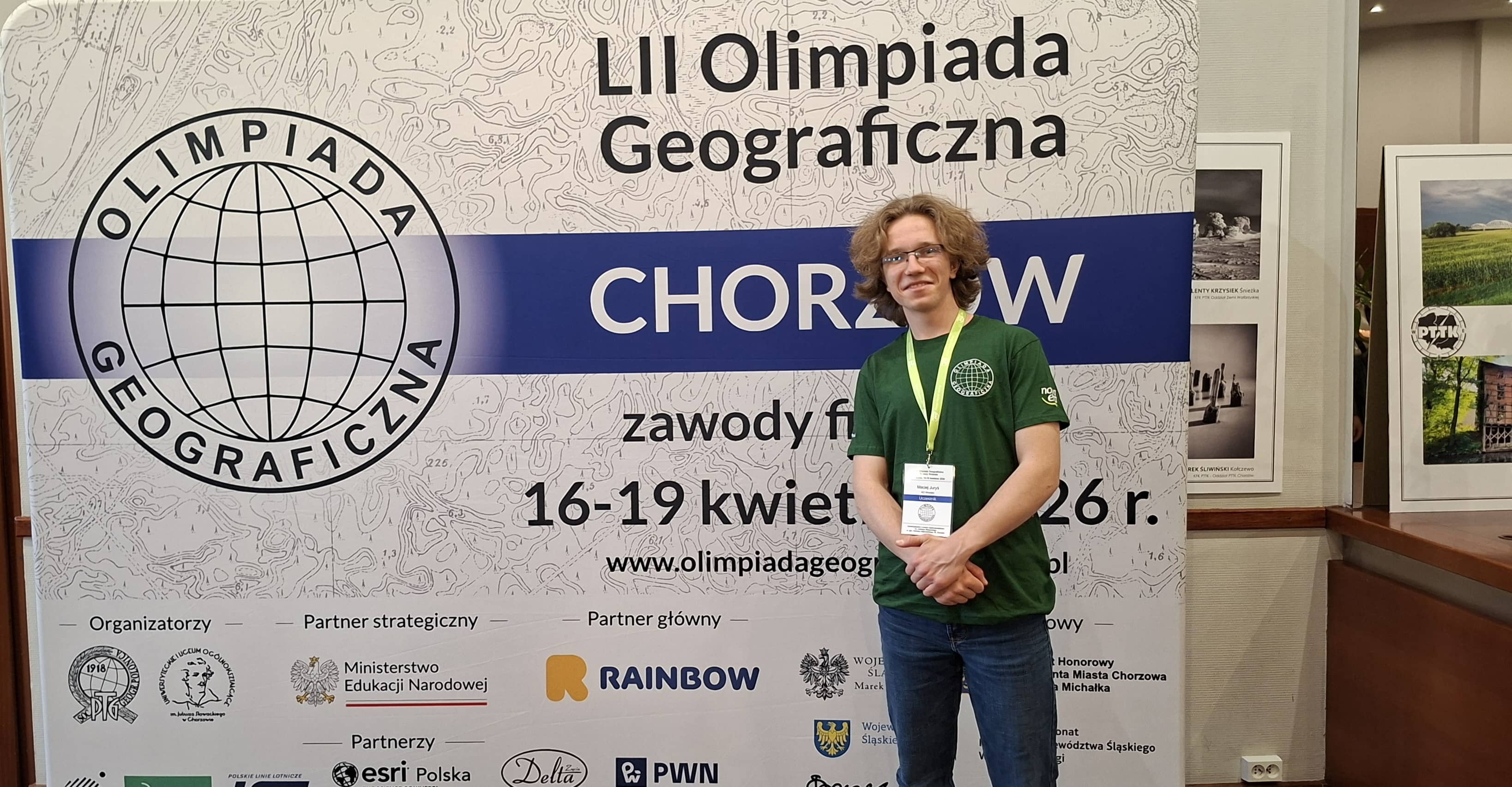 Z pasji do geografii – drugi tytuł laureata dla Maćka