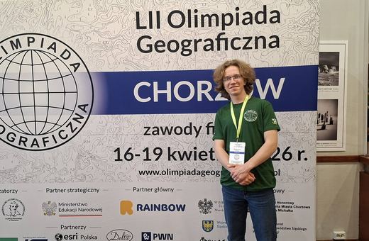 Z pasji do geografii – drugi tytuł laureata dla Maćka