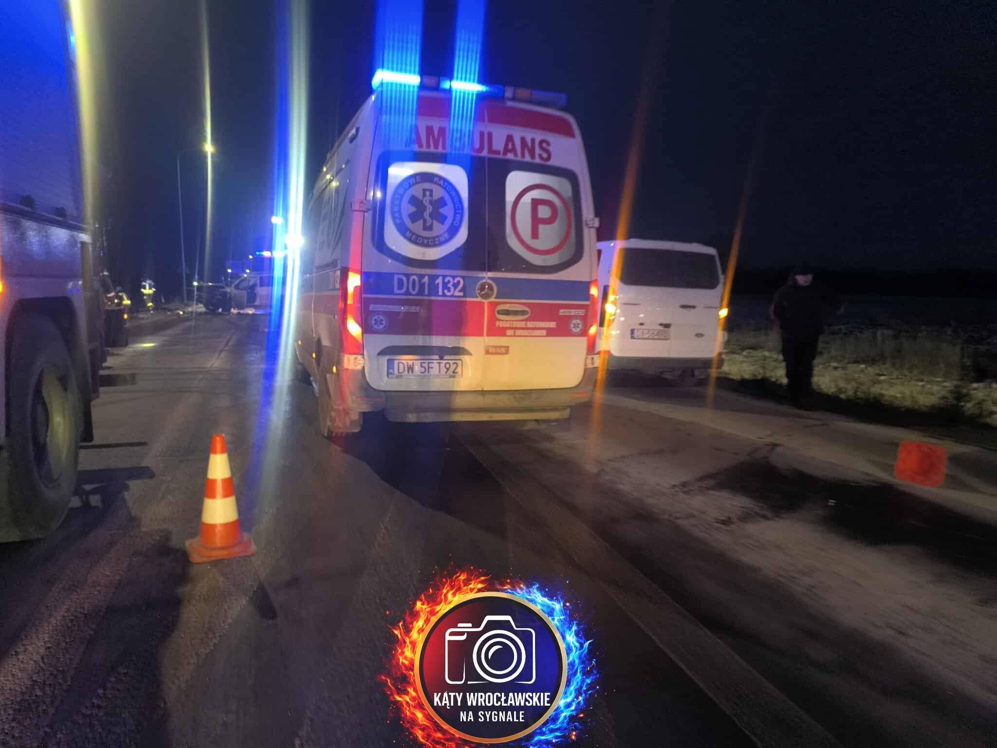Śmiertelny wypadek na krajowej ósemce