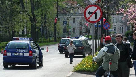 Groźny wypadek obok sądu