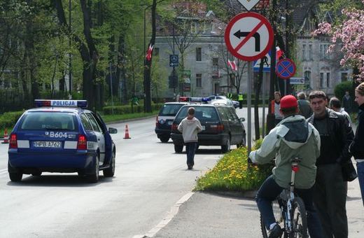 Groźny wypadek obok sądu