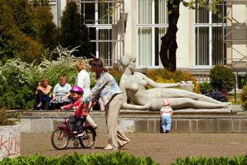 Wyczyszczony Park Zdrojowy