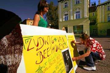Młodzi nietypowo przypomnieli o święcie zjednoczonej Europy