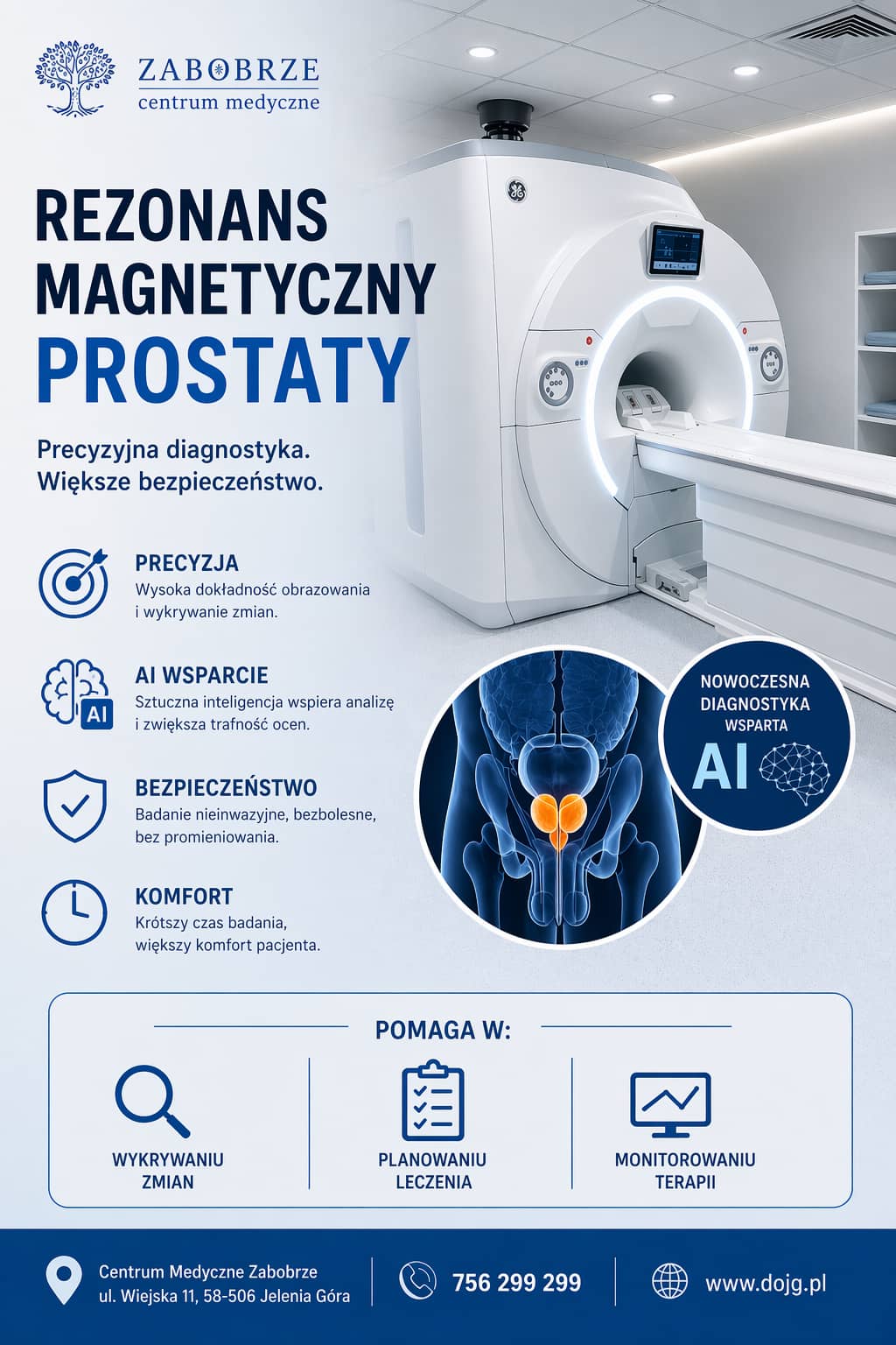 Rezonans magnetyczny w diagnostyce prostaty – nowoczesne podejście