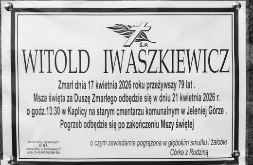 Zmarł Witold Iwaszkiewicz