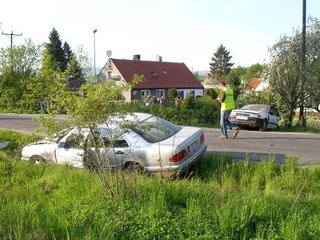 Zderzenie na Konwaliowej – poszkodowany zmarł