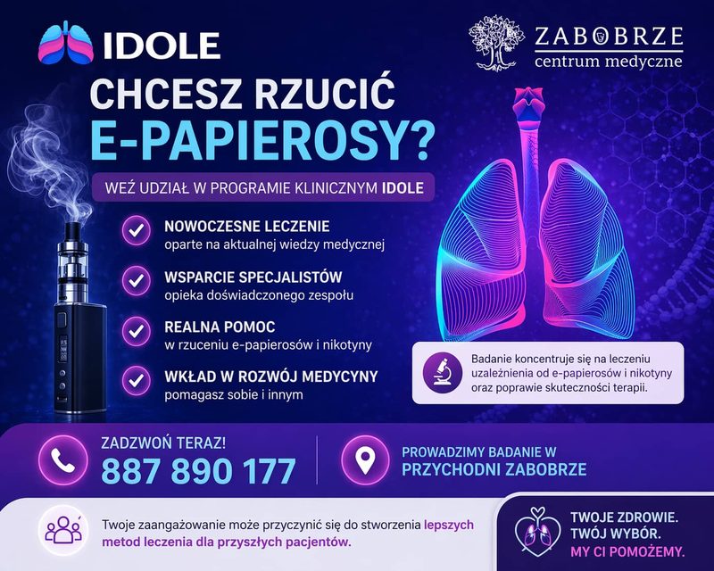 Program IDOLE – skuteczna pomoc w rzuceniu e–papierosów