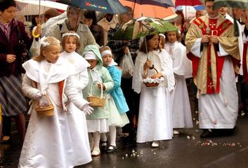 W deszczu manifestowali wiarę