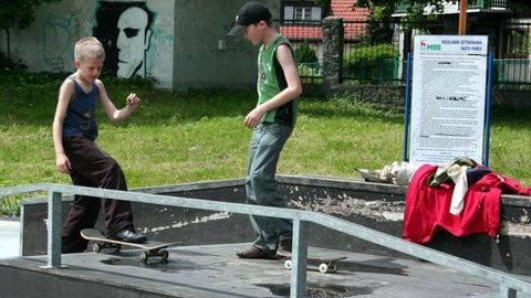 Skate park przy ul. Złotniczej powstał dzięki inicjatywie młodzieży.