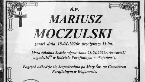Zmarł Mariusz Moczulski