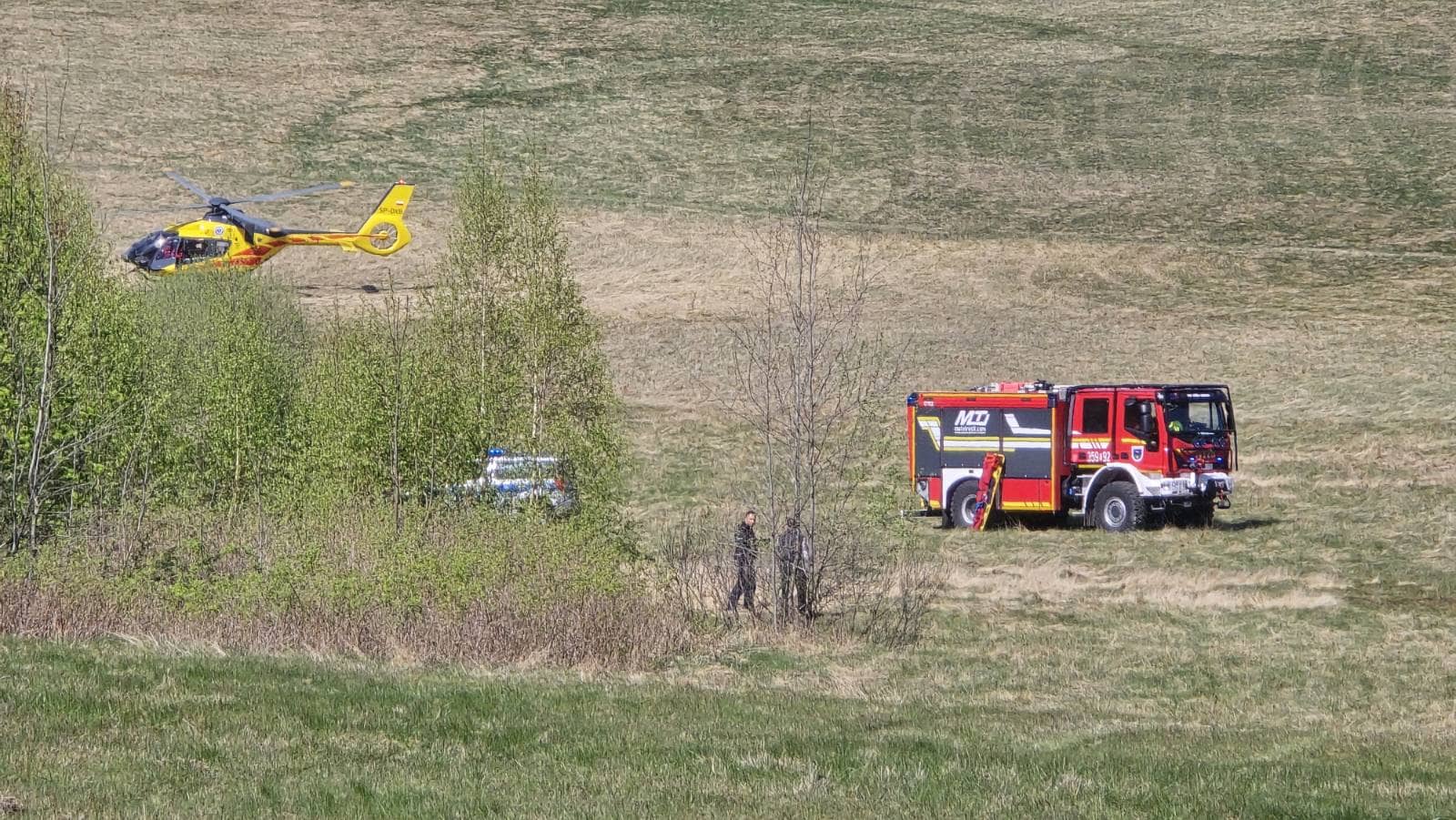 Wypadek paralotniarza na Górze Szybowcowej