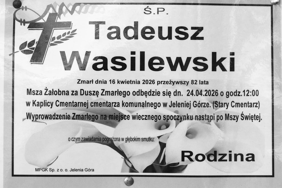 Zmarł Tadeusz Wasilewski