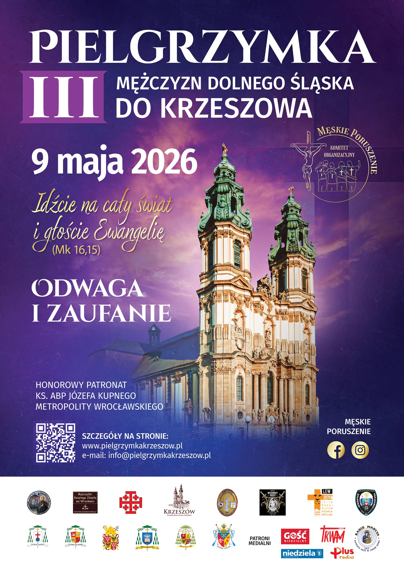 Męska pielgrzymka do Krzeszowa