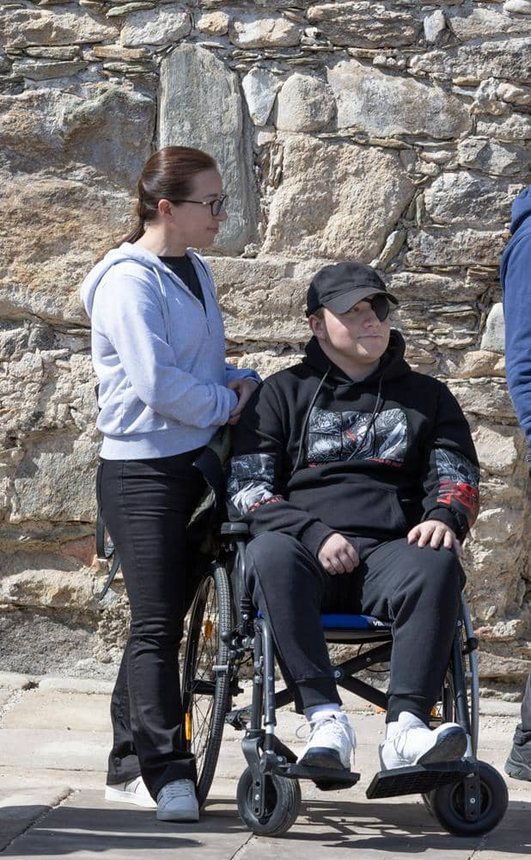 Widowisko rycerskie i pomoc dla Patryka