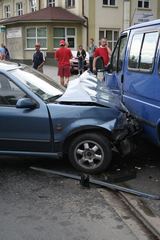 Jechał jak wariat ulicą Wolności