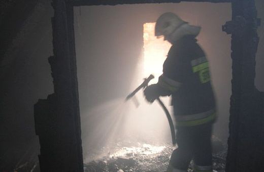 O włos od tragedii w ogniu