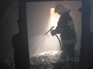 O włos od tragedii w ogniu