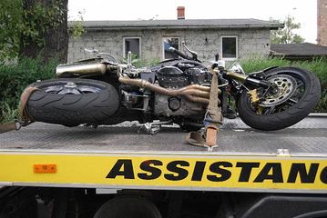 Śmierć na motocyklu w Mysłakowicach