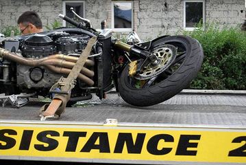 Śmierć na motocyklu w Mysłakowicach