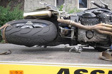 Śmierć na motocyklu w Mysłakowicach