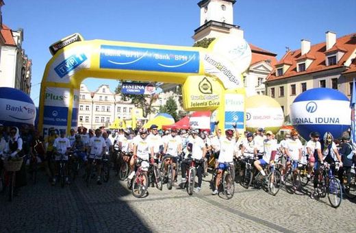 Tak było podczas ubiegłorocznej parady rowerów