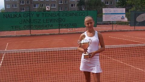 Złota Natalia powalczy o tenisowe mistrzostwo młodziczek w Sopocie