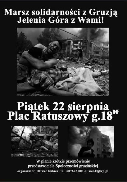 Jeleniogórzanie solidarni z Gruzją
