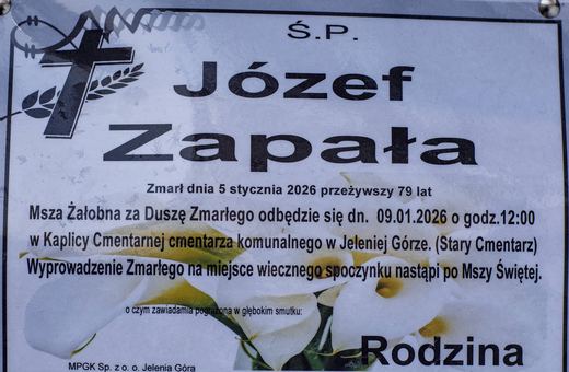 Zmarł Józef Zapała