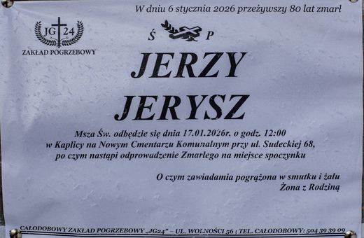 Zmarł Jerzy Jerysz
