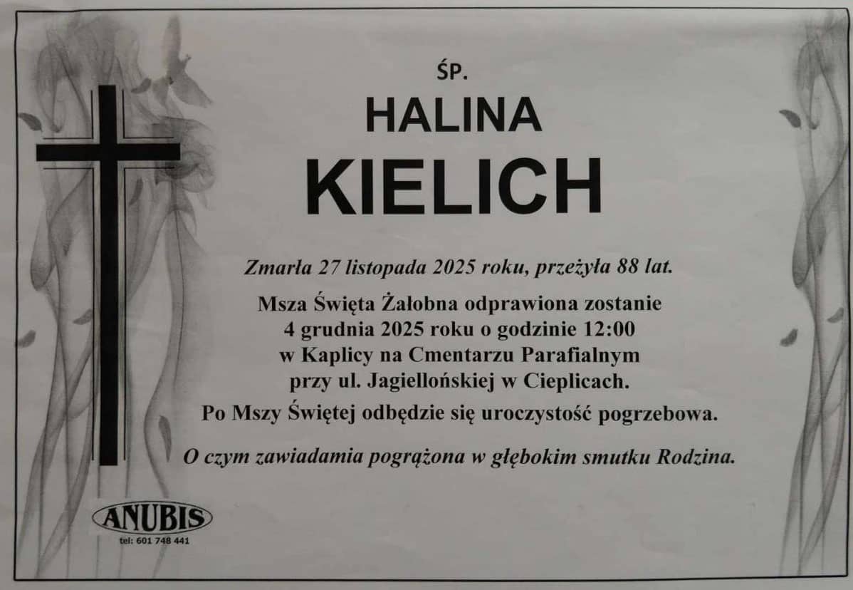 Zmarła Halina Kielich