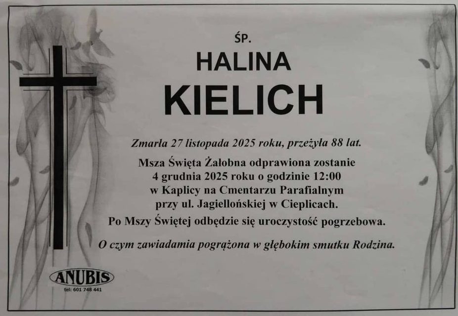 Zmarła Halina Kielich