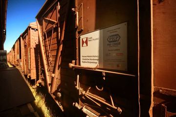 Żywa lekcja historii w pociągu