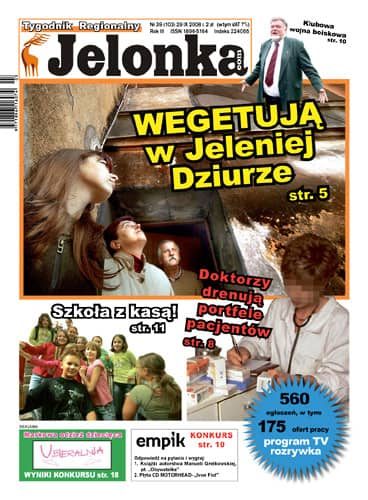 Tygodnik Jelonka.com od poniedziałku w kioskach